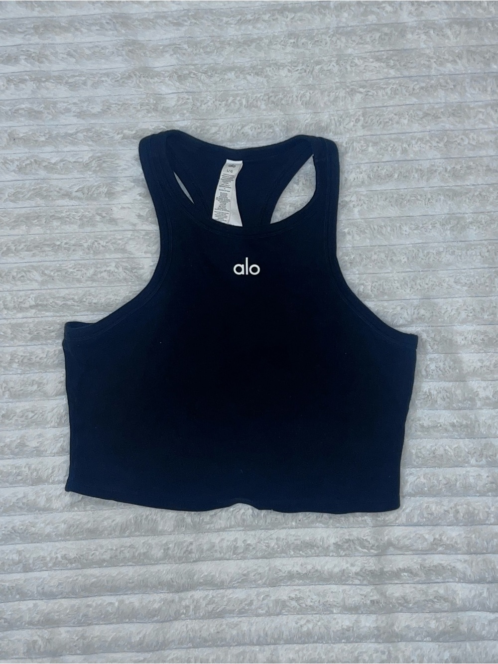 ALO Yoga Black Aspire Tank